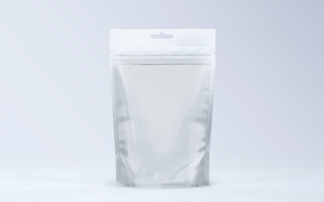 750 custom stand up pouches for 150g of biscuits or snacks - 16x24