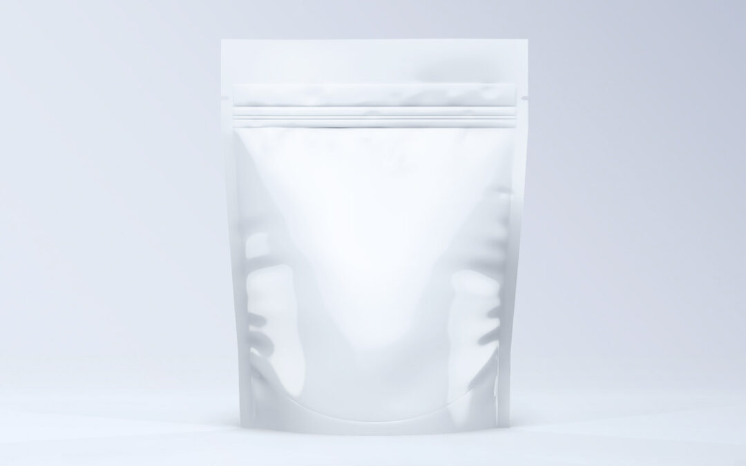 250 custom stand up pouches for powdered supplements - 22x29