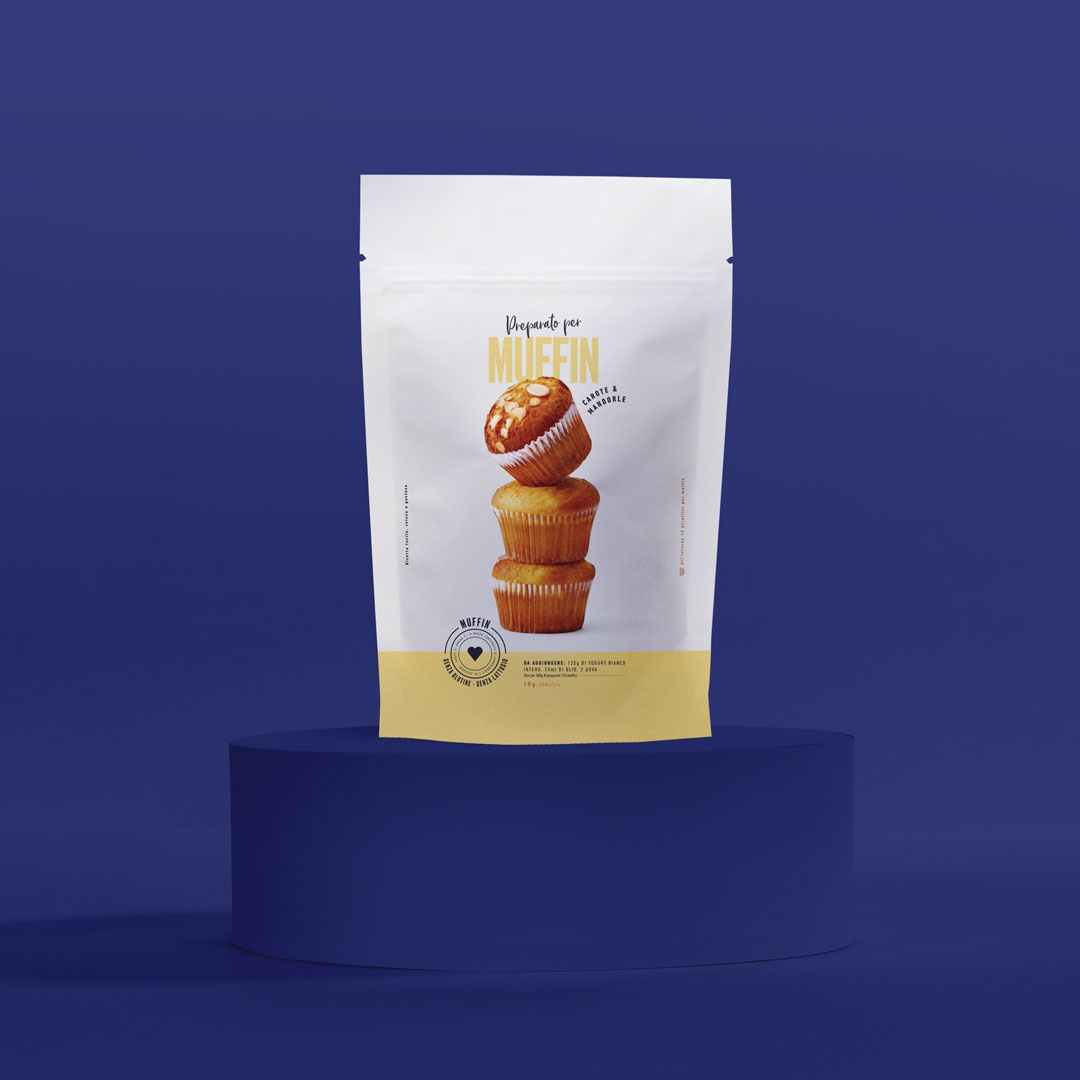 1500 custom stand up pouches for 100g of powdered mixes - 12x18,5