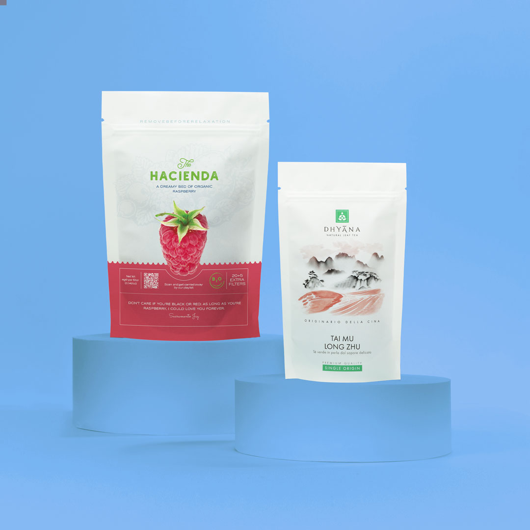 Packaging per tisane personalizzato Flexie