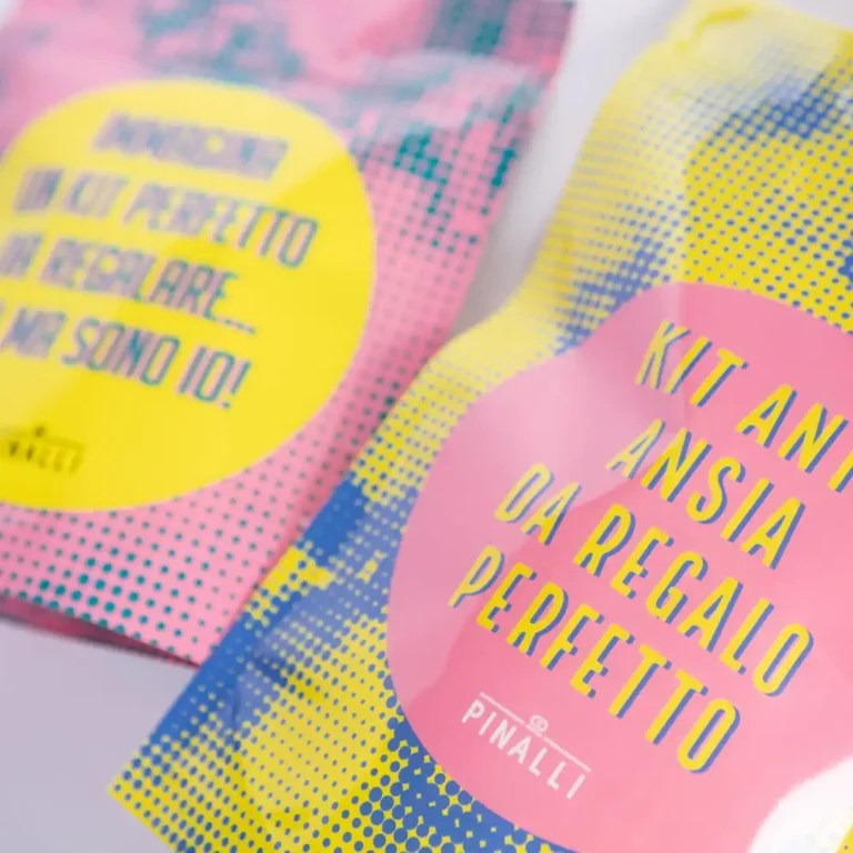 Stampa digitale personalizzata su packaging flessibile Pinalli - Flexie