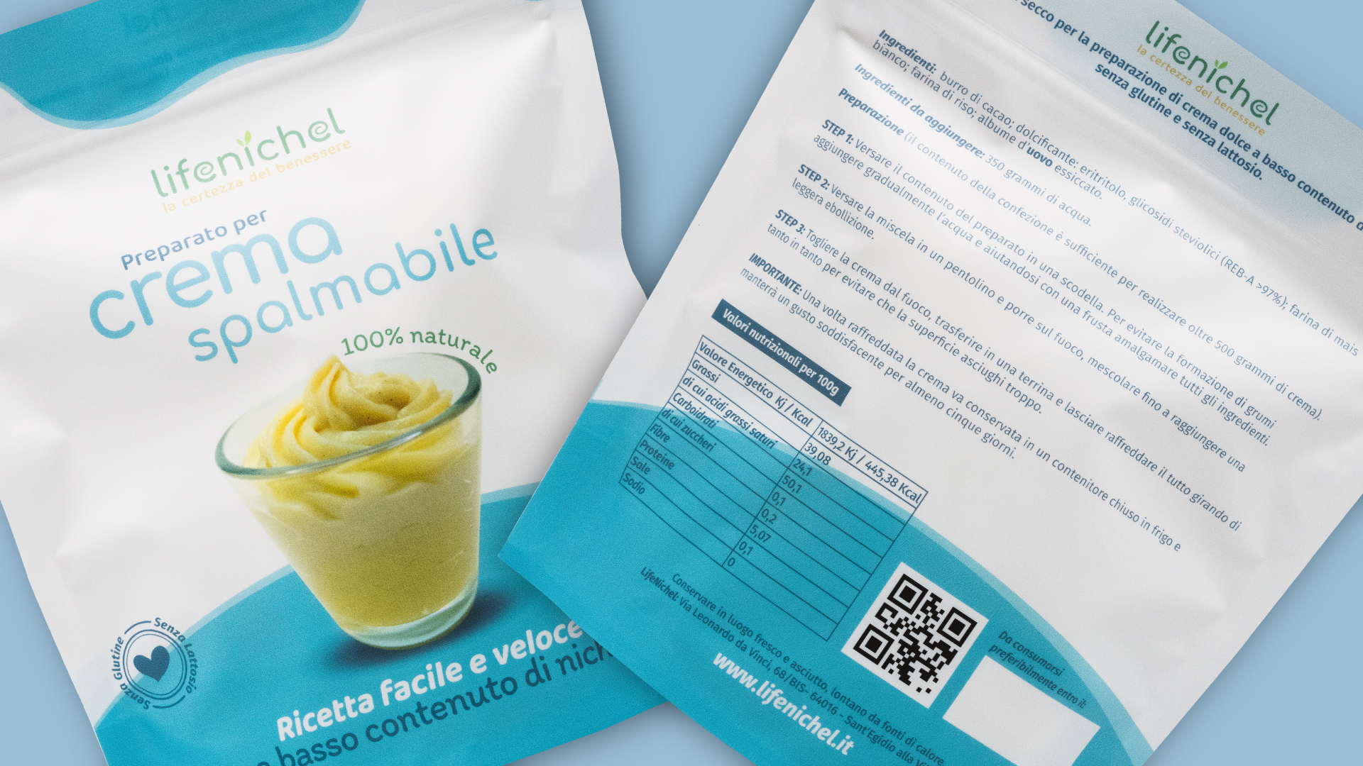 packaging alimentare personalizzato con qr code 