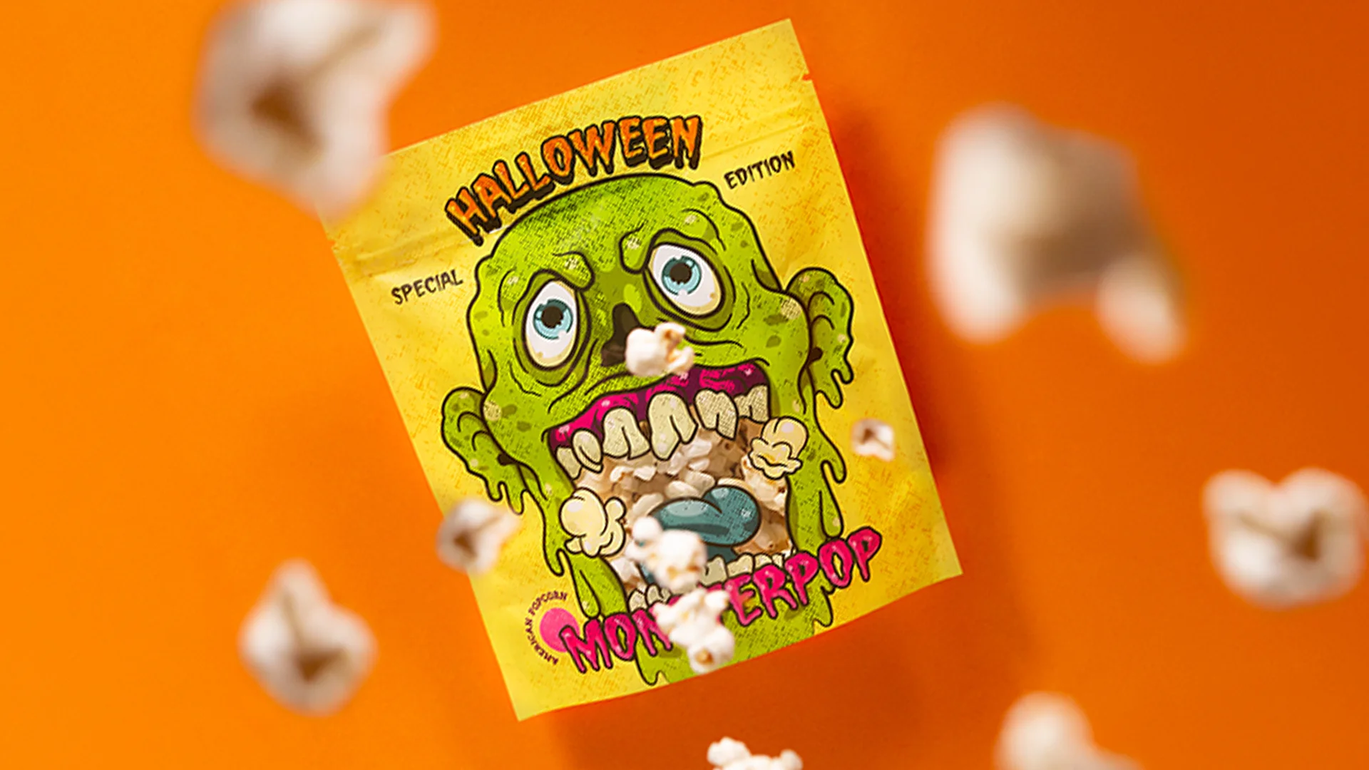 packaging alimentare personalizzato con finestra halloween 