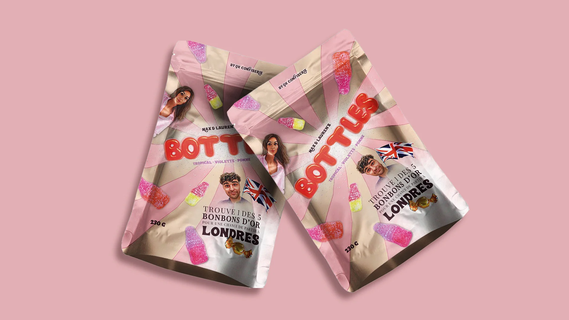 packaging alimentare personalizzato per caramelle